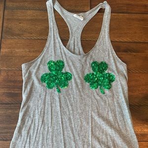 PINK Shamrock Tank
